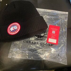 Canada Goose Classic Black Knit Hat
